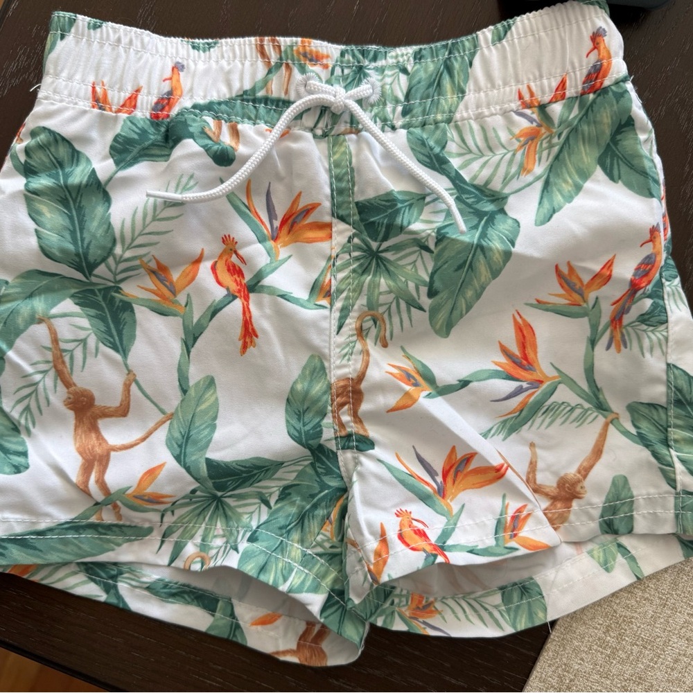 Tropical Print Baby swim Shorts/trunks